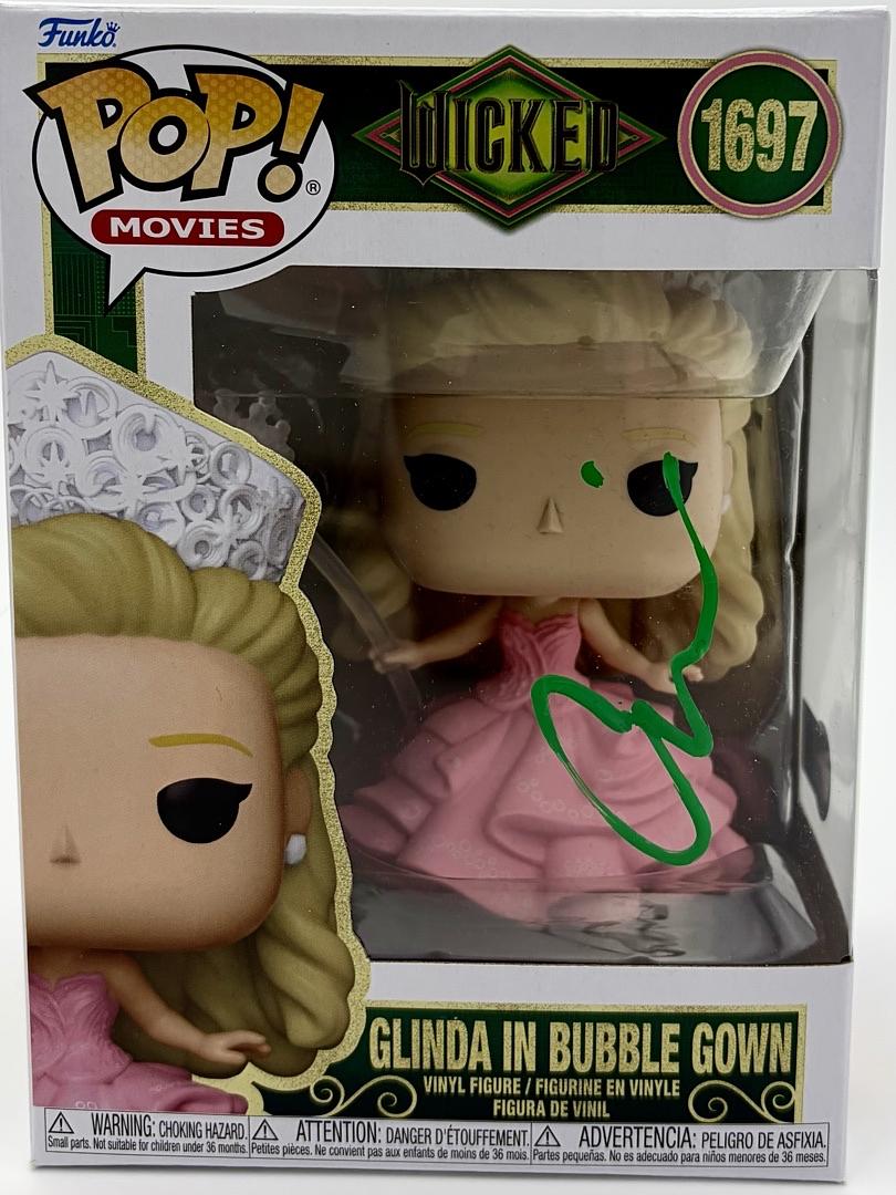 Ariana Grande Signed Funko Pop #1697 Glinda / Wicked - Beckett COA